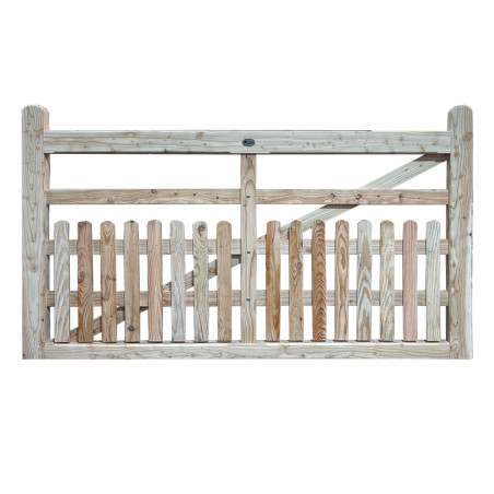 Prestige Untreated British Larch/Douglas Fir Half Paled Field Gate