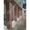 Pair of European Oak Flat Top Cottage Style Driveway Gates
