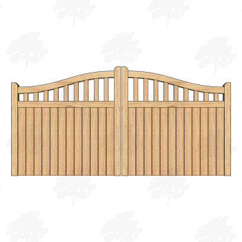 Pair of Solid European Oak...