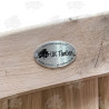Pair of Solid European Oak Midview Closeboard Driveway Gates