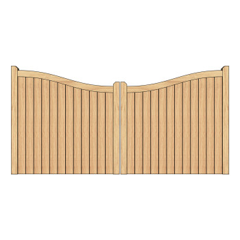 Pair of Solid European Oak...