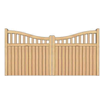 Pair of Solid European Oak...