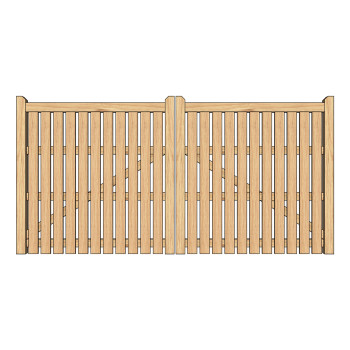 European Oak Flat Top...