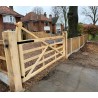 European Oak Curved Heel (Ranch) & 5 Bar Gate Combo