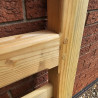 British Douglas Fir Curved Heel (Ranch) & 5 Bar Gate Combo