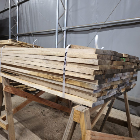 Kiln Dried 27mm European Oak Boards - A/B Grade, 62 Boards (0.38m3) - Pack nr EAB901