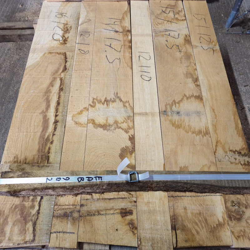 Kiln Dried 27mm European Oak Boards - A/B Grade, 50 Boards (0.21m3) - Pack nr EAB902