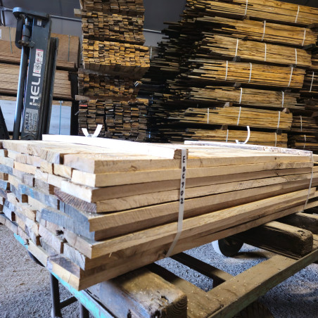 Kiln Dried 27mm European Oak Boards - B/C Grade, 58 Boards (0.21m3) - Pack nr EBC902