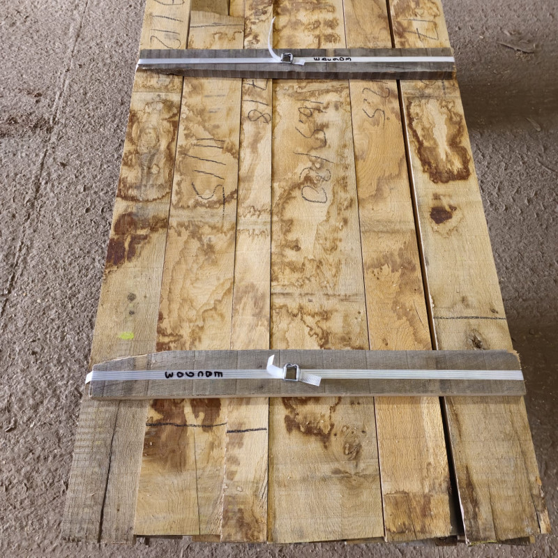 Kiln Dried 27mm European Oak Boards - B/C Grade, 41 Boards (0.185m3) - Pack nr EBC903