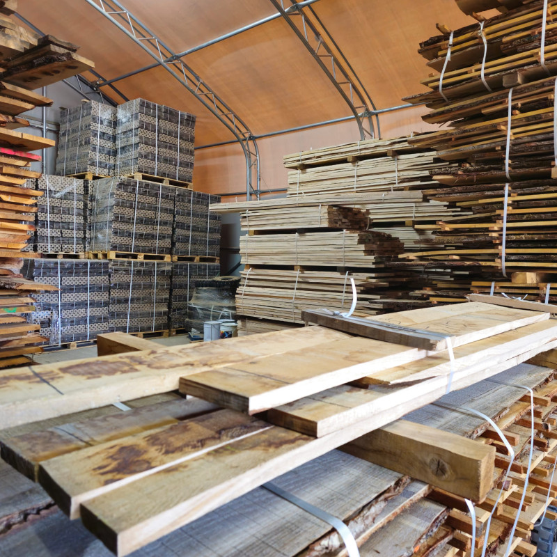 Kiln Dried 27mm European Oak Boards - B/C Grade, 12 Boards (0.043m3) - Pack nr EBC904