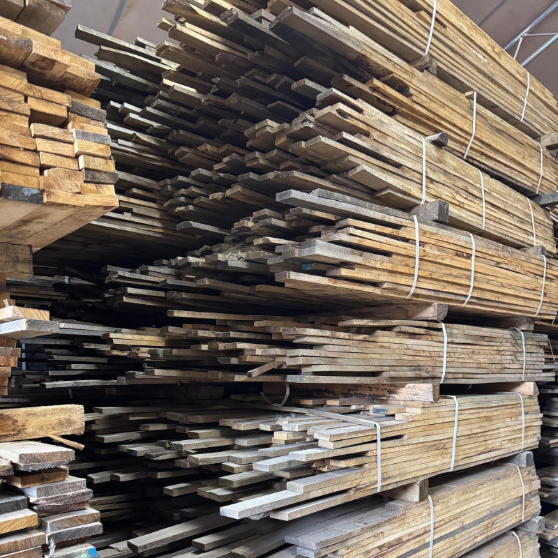 Kiln Dried 22mm European Oak Boards - A/B/C Grade, 172 Boards (0.56m3) - Pack nr EP22901