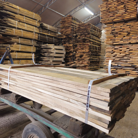Kiln Dried 22mm European Oak Boards - A/B Grade, 69 Boards (0.18m3) - Pack Ref. SE-EO-AB-22-1014
