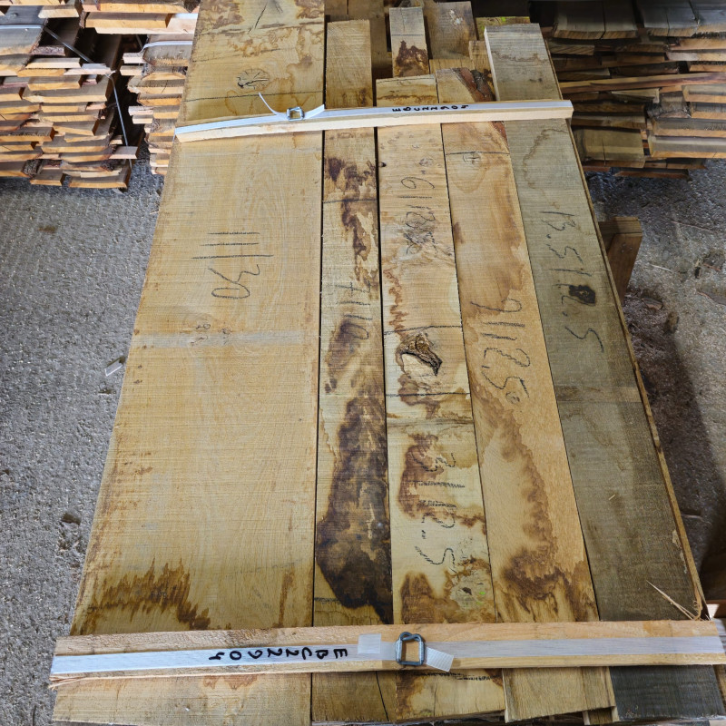 Kiln Dried 22mm European Oak Boards - B/C Grade, 97 Boards (0.3m3) - Pack Ref. SE-EO-BC-22-1016