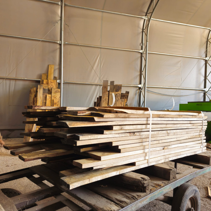 Kiln Dried 22mm European Oak Boards - B/C Grade, 89 Boards (0.30m3) - Pack Ref. SE-EO-BC-22-1018