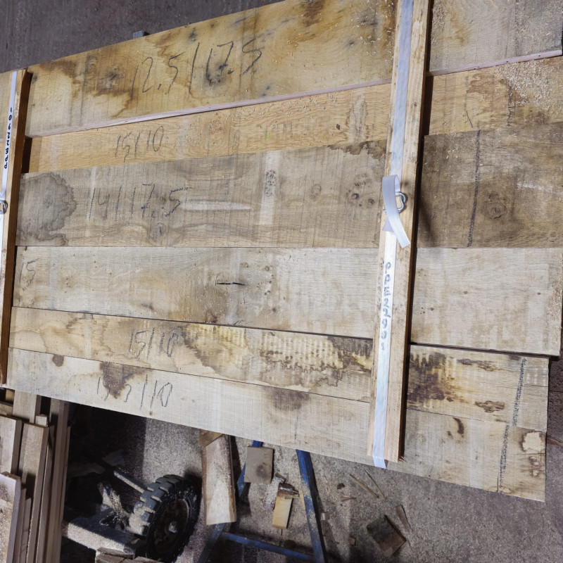 Kiln Dried 22mm European Pippy Oak Boards, 50 Boards (0.21m3) - Pack nr PPE22901
