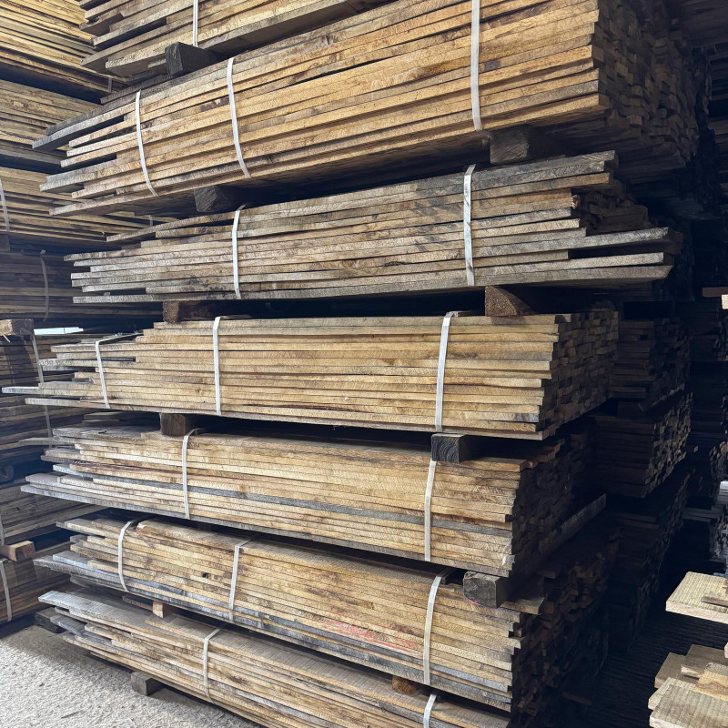 Kiln Dried 22mm European Oak Boards - A/B/C Grade, 224 Boards (1.8m3) - Pack nr EABC2232115