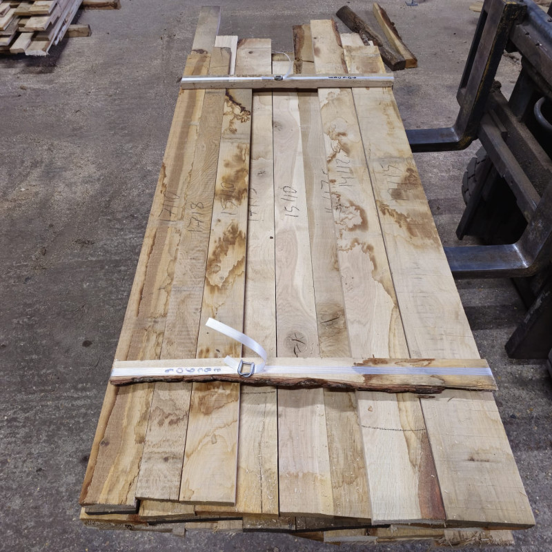 Kiln Dried 27mm European Oak Boards - B/C Grade, 26 Boards (0.175m3) - Pack Ref. SE-EO-BC-27-1027