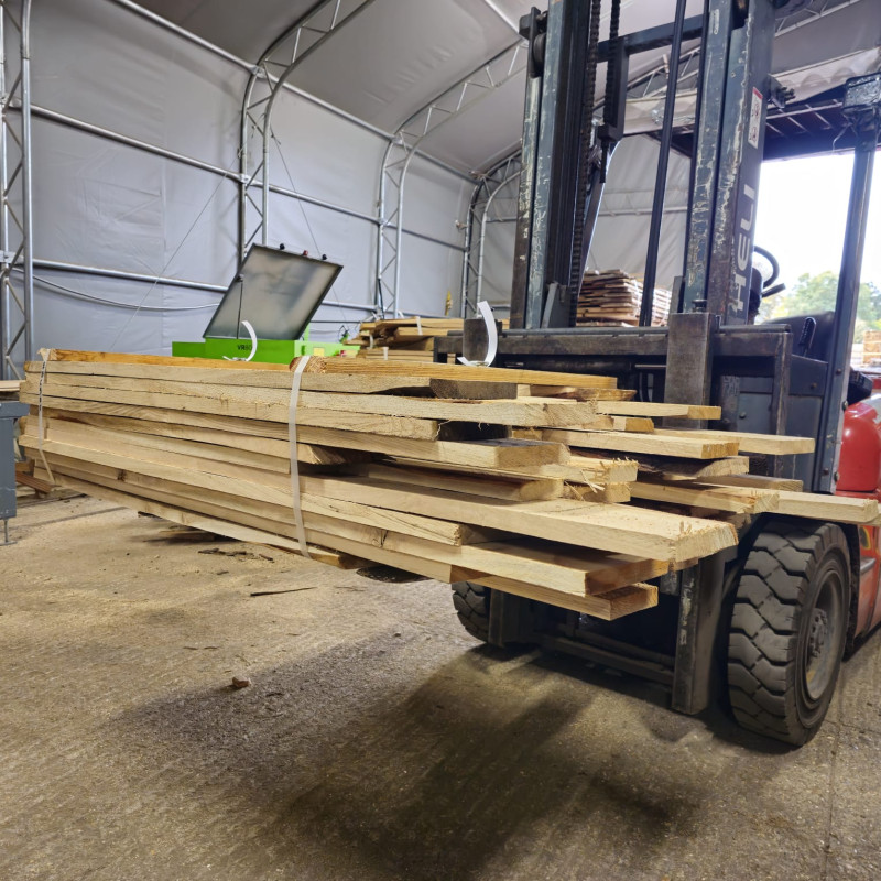 Kiln Dried 27mm European Oak Boards - B/C Grade, 70 Boards (0.25m3) - Pack Ref. SE-EO-BC-27-1028