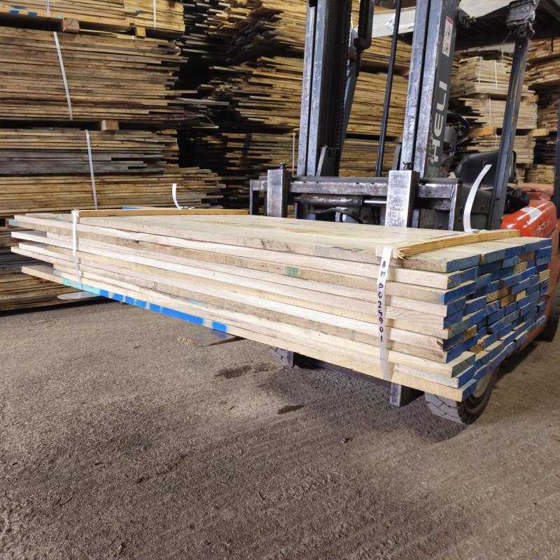 Kiln Dried 25mm American White Oak Boards - B/C Grade, 73 Boards (0.23m3) - Pack nr SE-AW-BC-25-1032