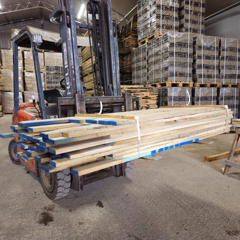 Kiln Dried 25mm American White Oak Boards - B/C Grade, 73 Boards (0.23m3) - Pack nr SE-AW-BC-25-1032