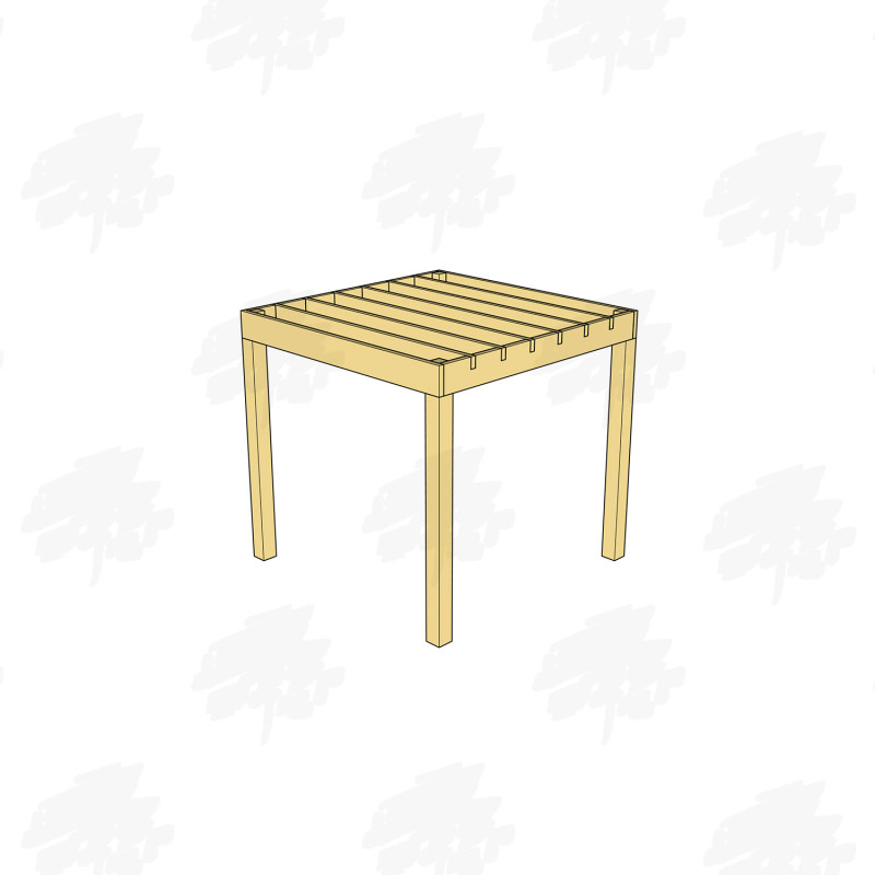 Moderna Contemporary British Larch/Douglas Fir Pergola Kit - FREE DELIVERY, image 1 of 1