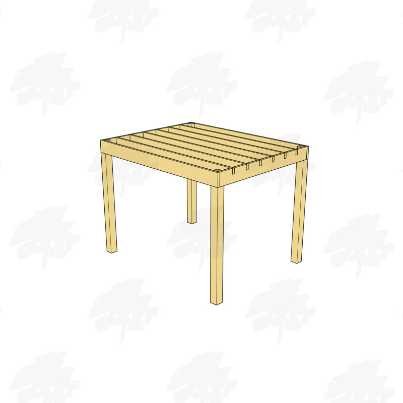 Walkway Moderna Contemporary British Larch/Douglas Fir Pergola Kit - FREE DELIVERY, image 1 of 1
