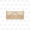 Prestige Solid European Oak Half Paled Gate