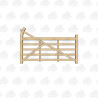 Prestige Untreated British Larch/Douglas Fir Curved Heel (Ranch Style) Gate