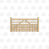 Prestige Untreated British Larch/Douglas Fir Half Paled Field Gate