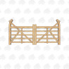 European Oak Curved Heel (Ranch) Gates