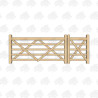 British Douglas Fir 5 Bar Gate Combo | Buy Online from the Experts at UK Timber