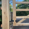 European Oak Curved Heel (Ranch Style) Gate Combo