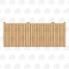 European Oak Flat Top Closeboard Driveway & Pedestrian Gates | Buy Online from the Experts at UK Timber