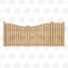 British Douglas Fir Midview Palisade Driveway & Pedestrian Gates | Buy Online from the Experts at UK Timber