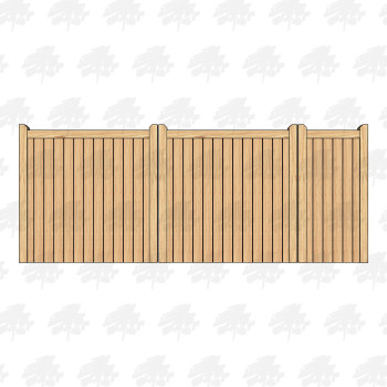 British Douglas Fir Flat Top Closeboard Driveway & Pedestrian Gates | Buy Online from the Experts at UK Timber