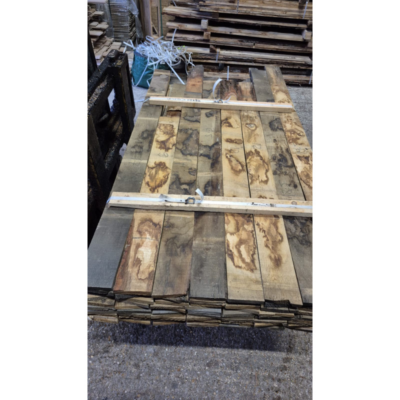 Kiln Dried 22mm European Oak Boards - Rustic Grade, 80 Boards (0.322M3) - Pack Ref. SE-EO-BC-KD-22-1059