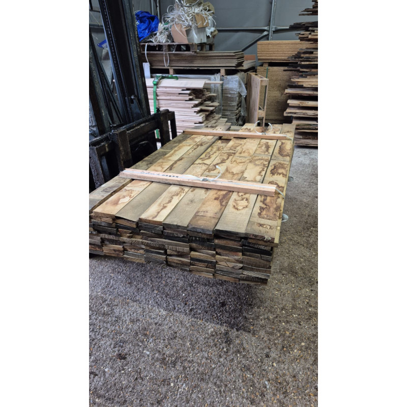 Kiln Dried 22mm European Oak Boards - A/B Grade, 88 Boards (0.377M3) - Pack Ref. SE-EO-AB-KD-22-1060