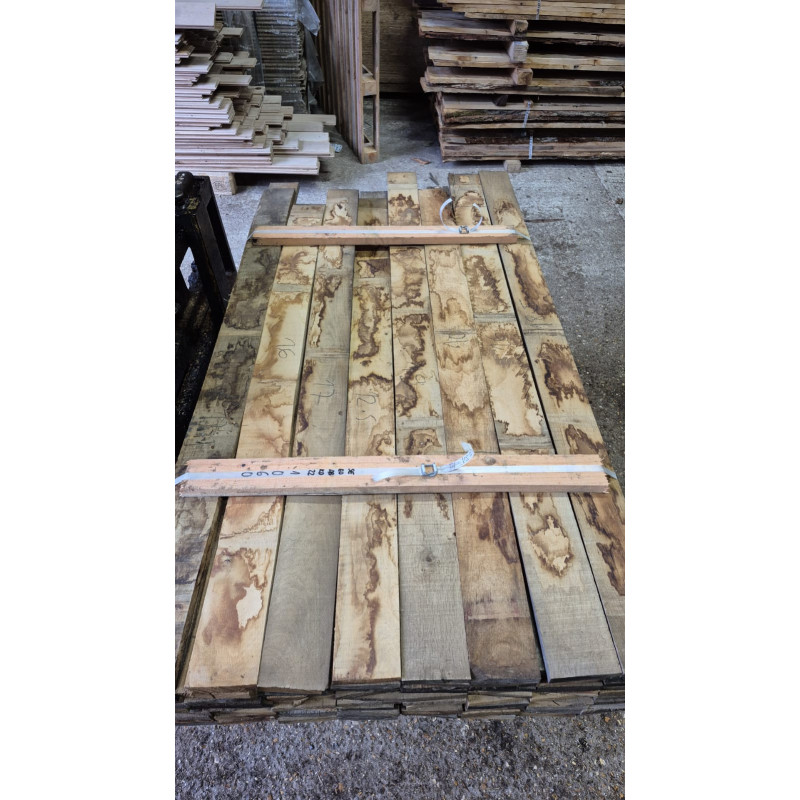 Kiln Dried 22mm European Oak Boards - A/B Grade, 88 Boards (0.377M3) - Pack Ref. SE-EO-AB-KD-22-1060