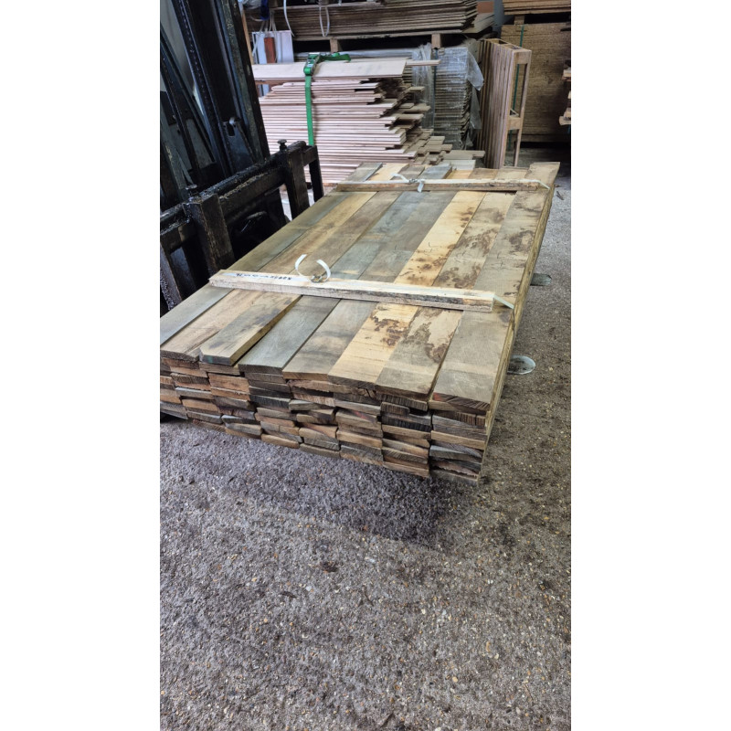 Kiln Dried 22mm European Oak Boards - A/B Grade, 88 Boards (0.353M3) - Pack Ref. SE-EO-AB-KD-22-1057