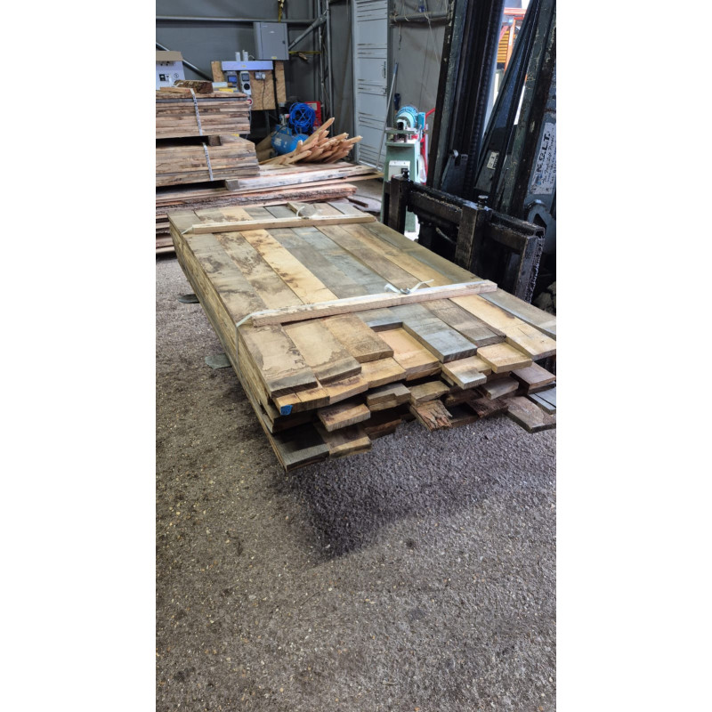 Kiln Dried 22mm European Oak Boards - A/B Grade, 88 Boards (0.353M3) - Pack Ref. SE-EO-AB-KD-22-1057