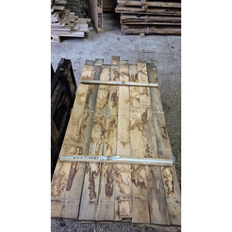 Kiln Dried 22mm European Oak Boards - A/B Grade, 64 Boards (0.263M3) - Pack Ref. SE-EO-AB-KD-22-1053