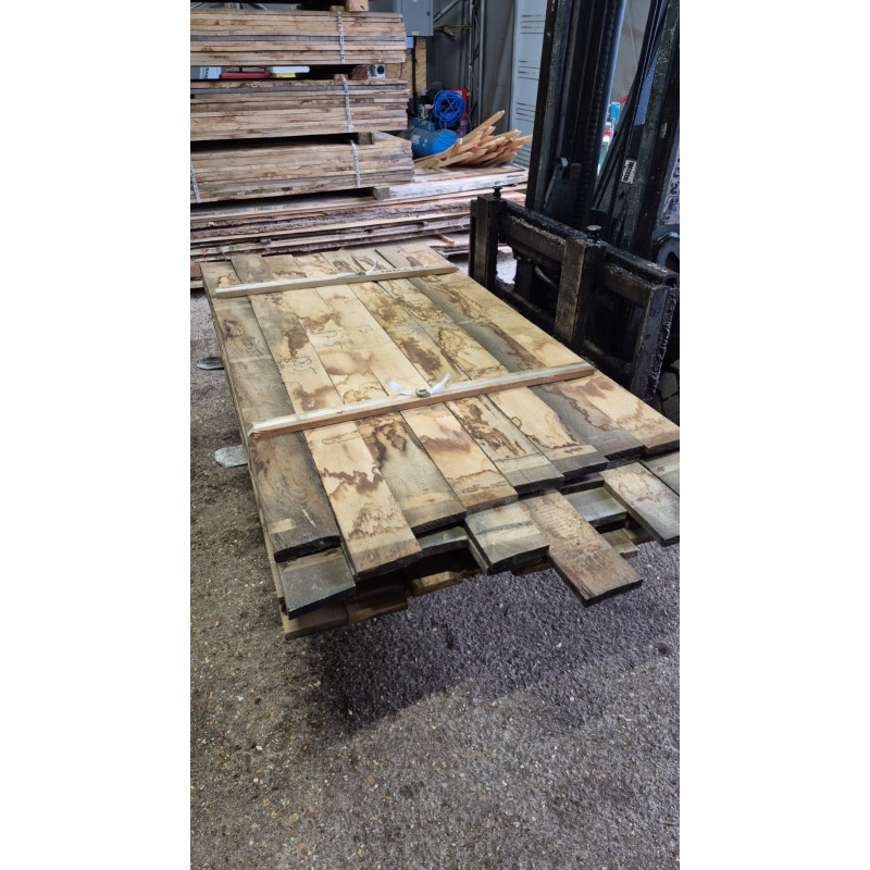 Kiln Dried 22mm European Oak Boards - A/B Grade, 64 Boards (0.263M3) - Pack Ref. SE-EO-AB-KD-22-1053