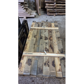 Kiln Dried 22mm European Oak Boards - A/B Grade, 56 Boards (0.227M3) - Pack Ref. SE-EO-AB-KD-22-1056
