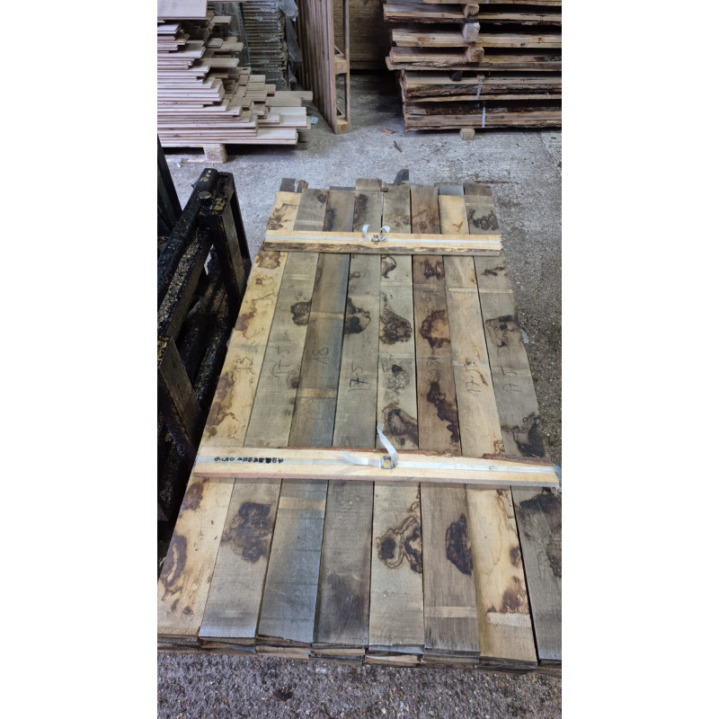 Kiln Dried 22mm European Oak Boards - A/B Grade, 56 Boards (0.227M3) - Pack Ref. SE-EO-AB-KD-22-1056