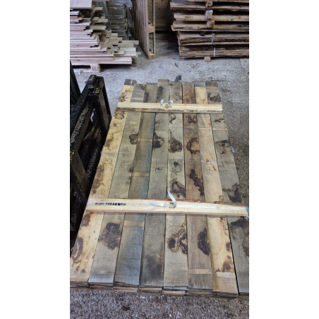 Kiln Dried 22mm European Oak Boards - A/B Grade, 56 Boards (0.227M3) - Pack Ref. SE-EO-AB-KD-22-1056