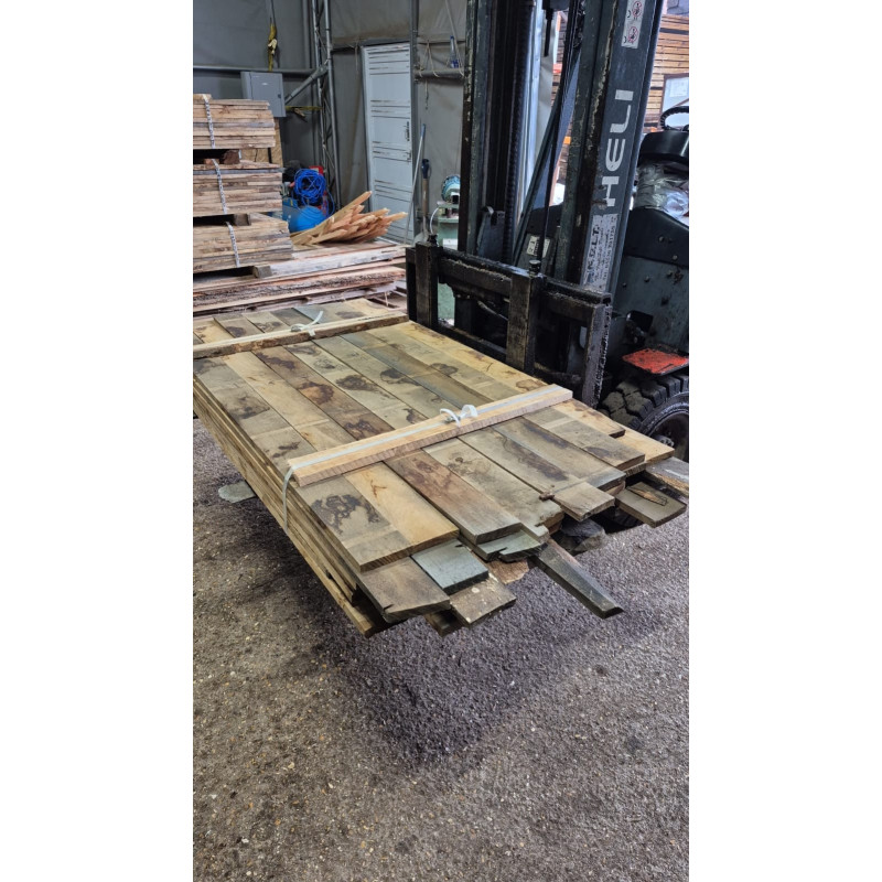 Kiln Dried 22mm European Oak Boards - A/B Grade, 56 Boards (0.227M3) - Pack Ref. SE-EO-AB-KD-22-1056