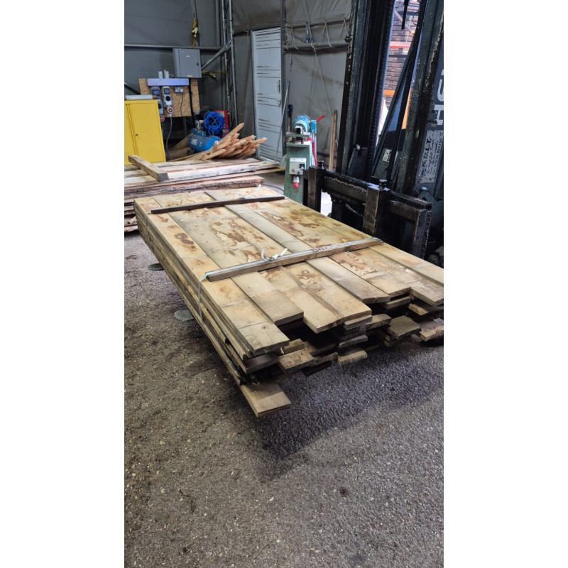Kiln Dried 22mm European Oak Boards - A/B Grade, 88 Boards (0.370M3) - Pack Ref. SE-EO-AB-KD-22-1063