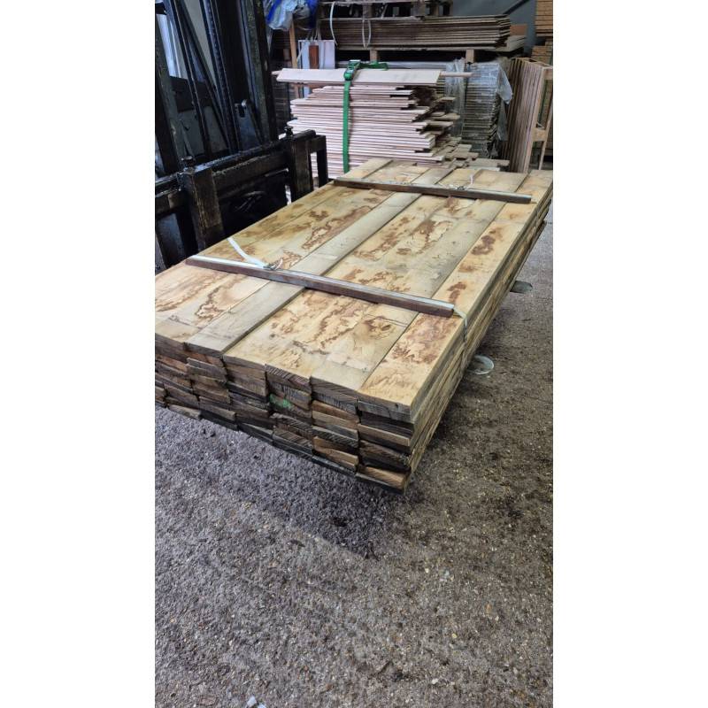 Kiln Dried 22mm European Oak Boards - A/B Grade, 88 Boards (0.370M3) - Pack Ref. SE-EO-AB-KD-22-1063
