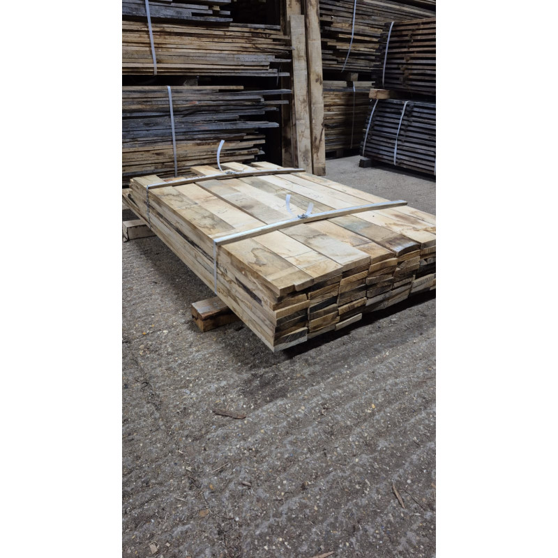 Kiln Dried 22mm European Oak Boards - A/B Grade, 72 Boards (0.298M3) - Pack Ref. SE-EO-AB-KD-22-1064