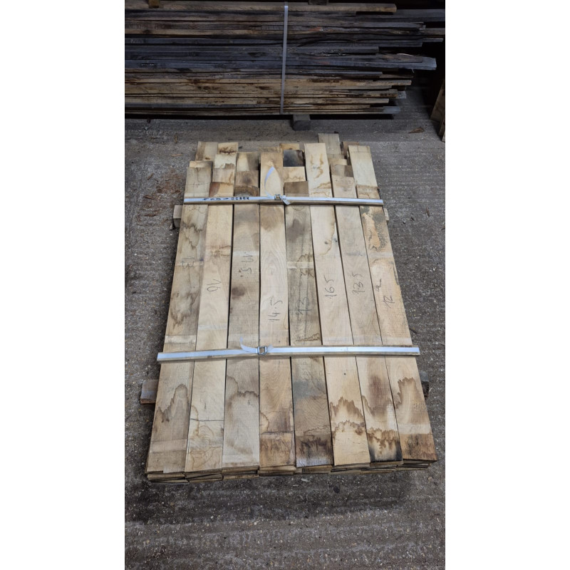 Kiln Dried 22mm European Oak Boards - A/B Grade, 72 Boards (0.298M3) - Pack Ref. SE-EO-AB-KD-22-1064